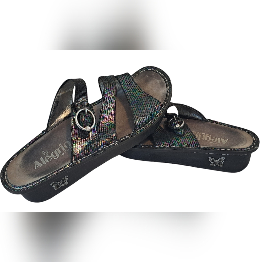 Alegria Collette Royals Metallic Sandals